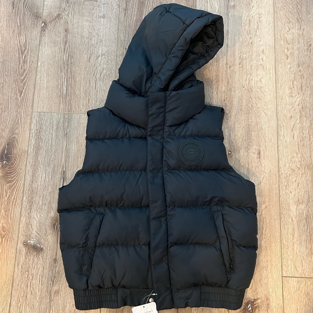 Fabletics Bristowe Puffer Vest - Black - Size Small